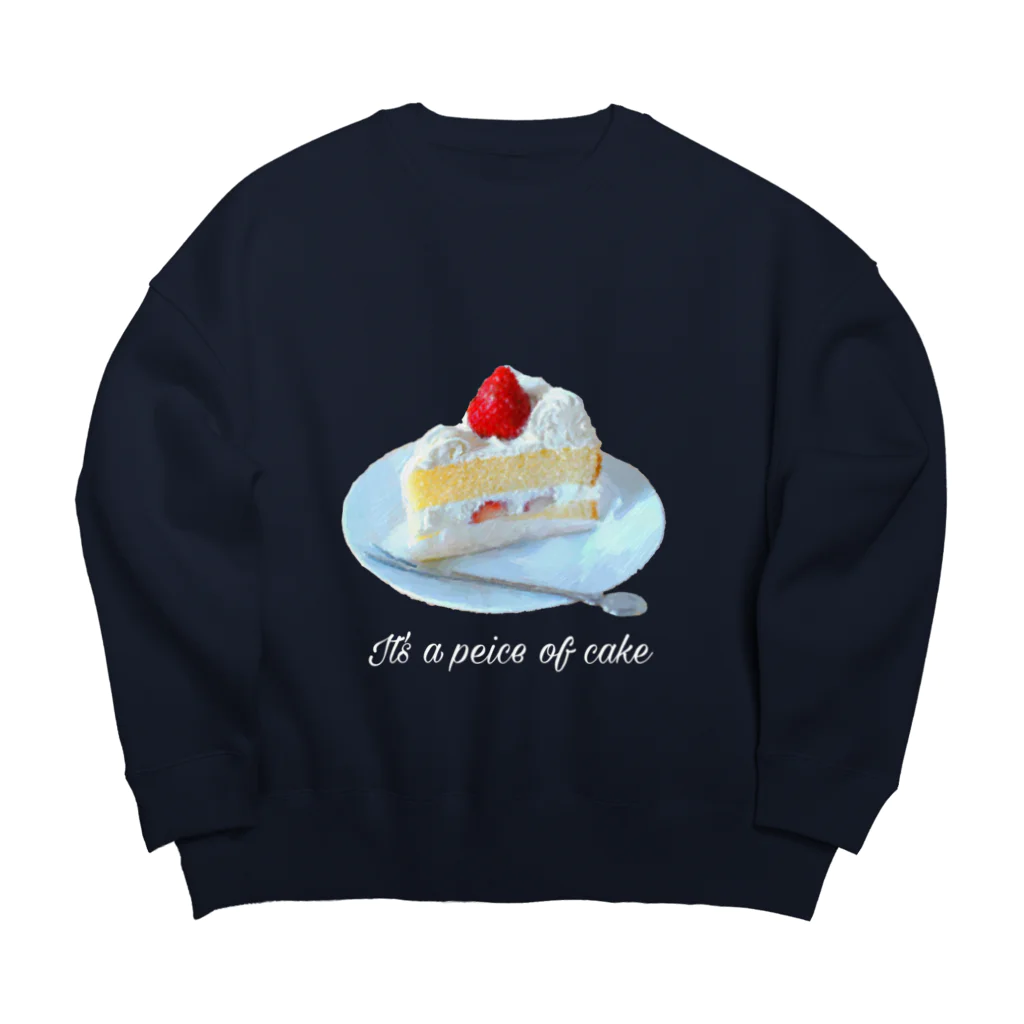 Tom.Y.JのIt's a peice of cake（朝飯前さ！） Big Crew Neck Sweatshirt