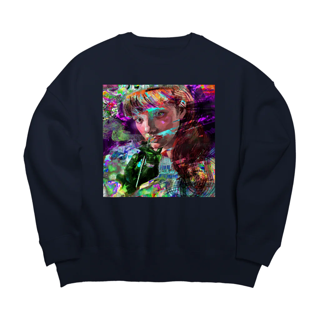 PeRo/N-roachのプリンセスシンデレラ Big Crew Neck Sweatshirt