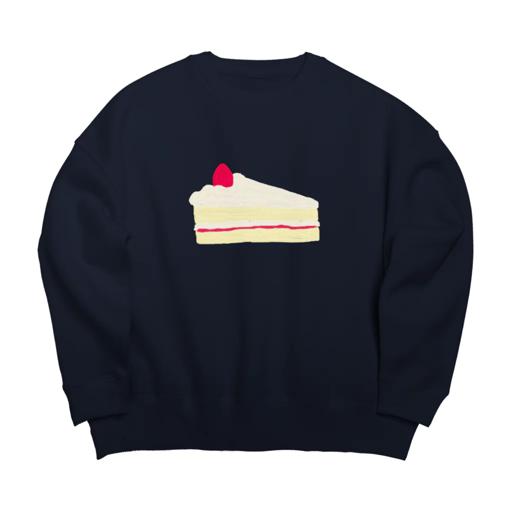 レモンスカッシュの泡のショートケーキ Big Crew Neck Sweatshirt