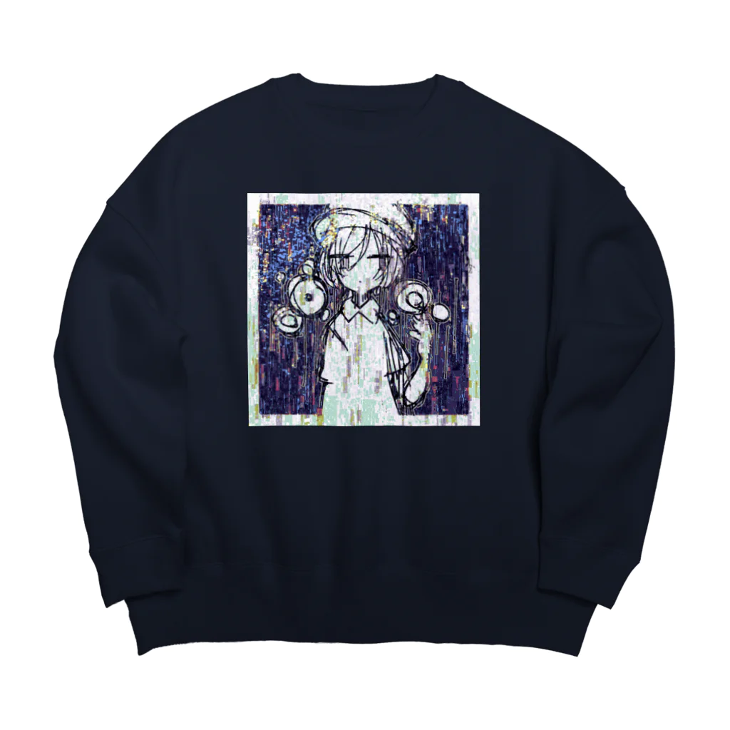 wat planetのtoritarou-02 Big Crew Neck Sweatshirt