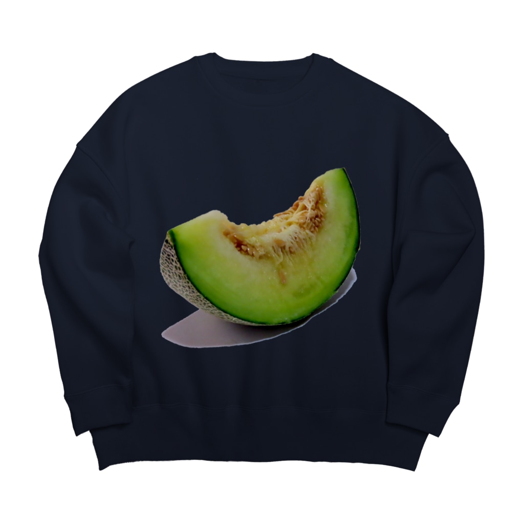 でおきしりぼ子のMELON-Ready to eat. Big Crew Neck Sweatshirt
