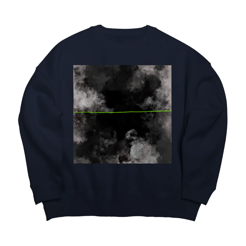 絵のグッズの緒 Big Crew Neck Sweatshirt