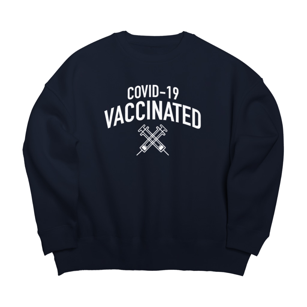 LONESOME TYPEのワクチン接種済💉（白） Big Crew Neck Sweatshirt