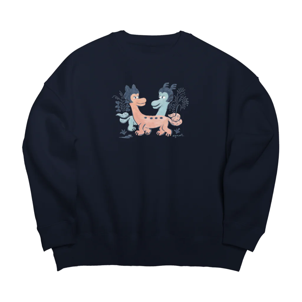 Shigenosukeのシナカル　＃お米と野菜 Big Crew Neck Sweatshirt