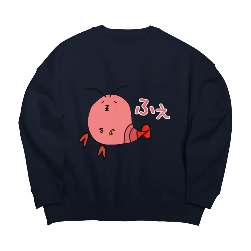 ZARISUのふぇザリガニ Big Crew Neck Sweatshirt