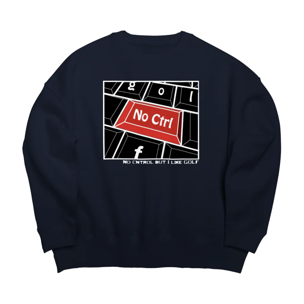 soook のノーコントロールゴルフ/コントロールキー Big Crew Neck Sweatshirt