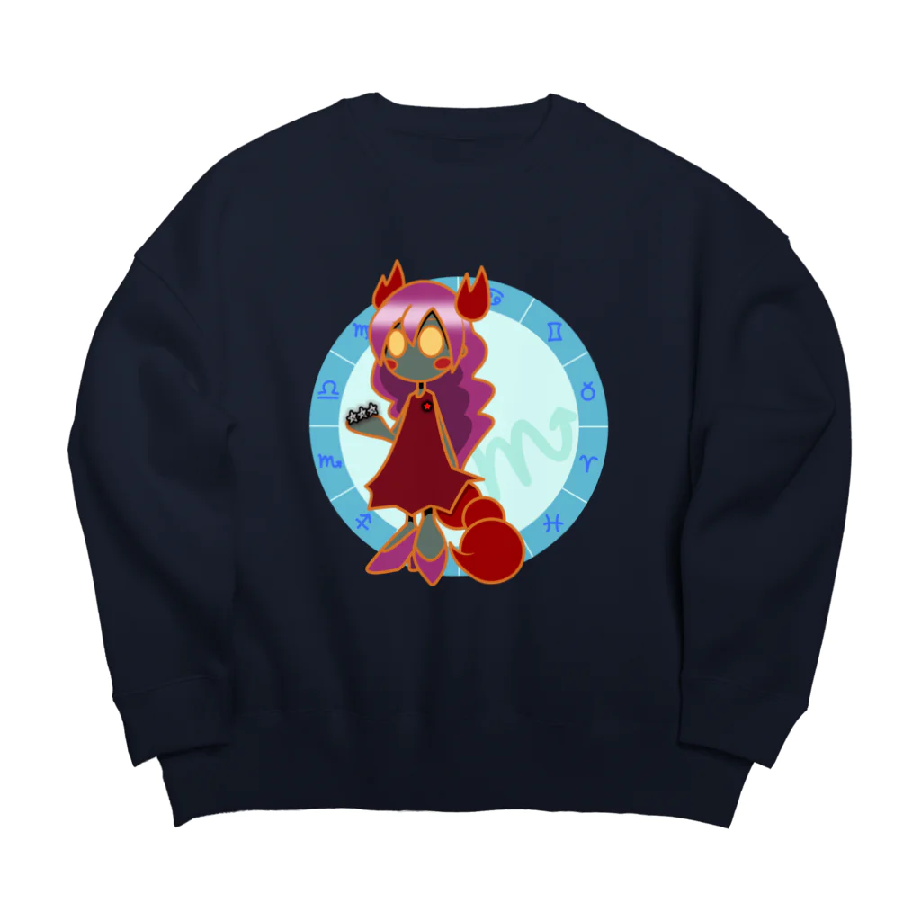 cosmicatiromのさそり座 パターン1・フルカラー Big Crew Neck Sweatshirt