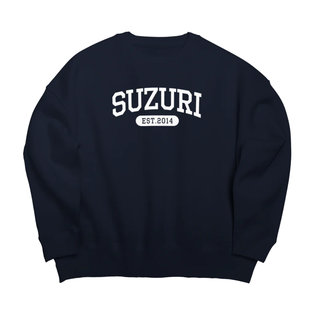 忍者スリスリくんのSUZURI University (White) ビッグシルエットスウェット