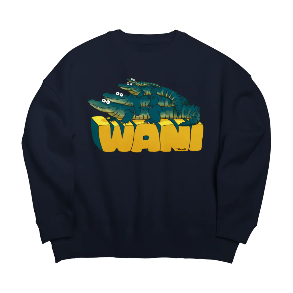 あめみやのWANIワニ Big Crew Neck Sweatshirt