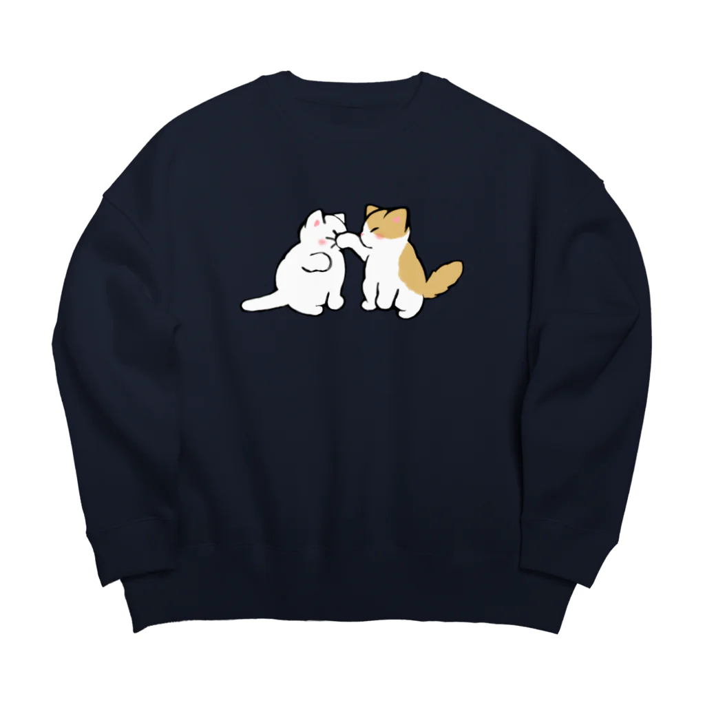 ふわにゃんshopの先手必勝 Big Crew Neck Sweatshirt