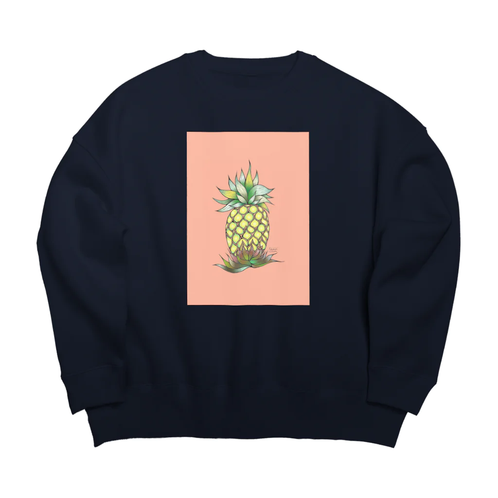 One Day Surf. by Takahiro.Kのpineapple Big Crew Neck Sweatshirt