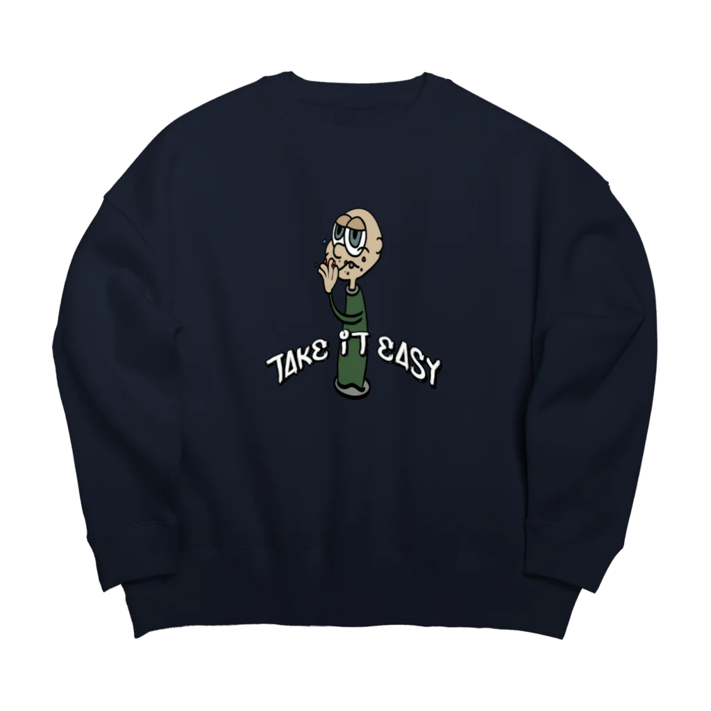 miyako_lv_20のTAKE IT EASY Big Crew Neck Sweatshirt