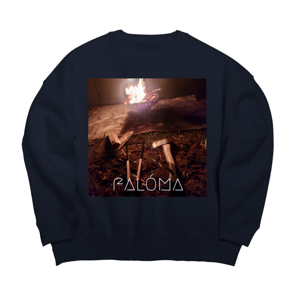 falómaの焚き火 Big Crew Neck Sweatshirt