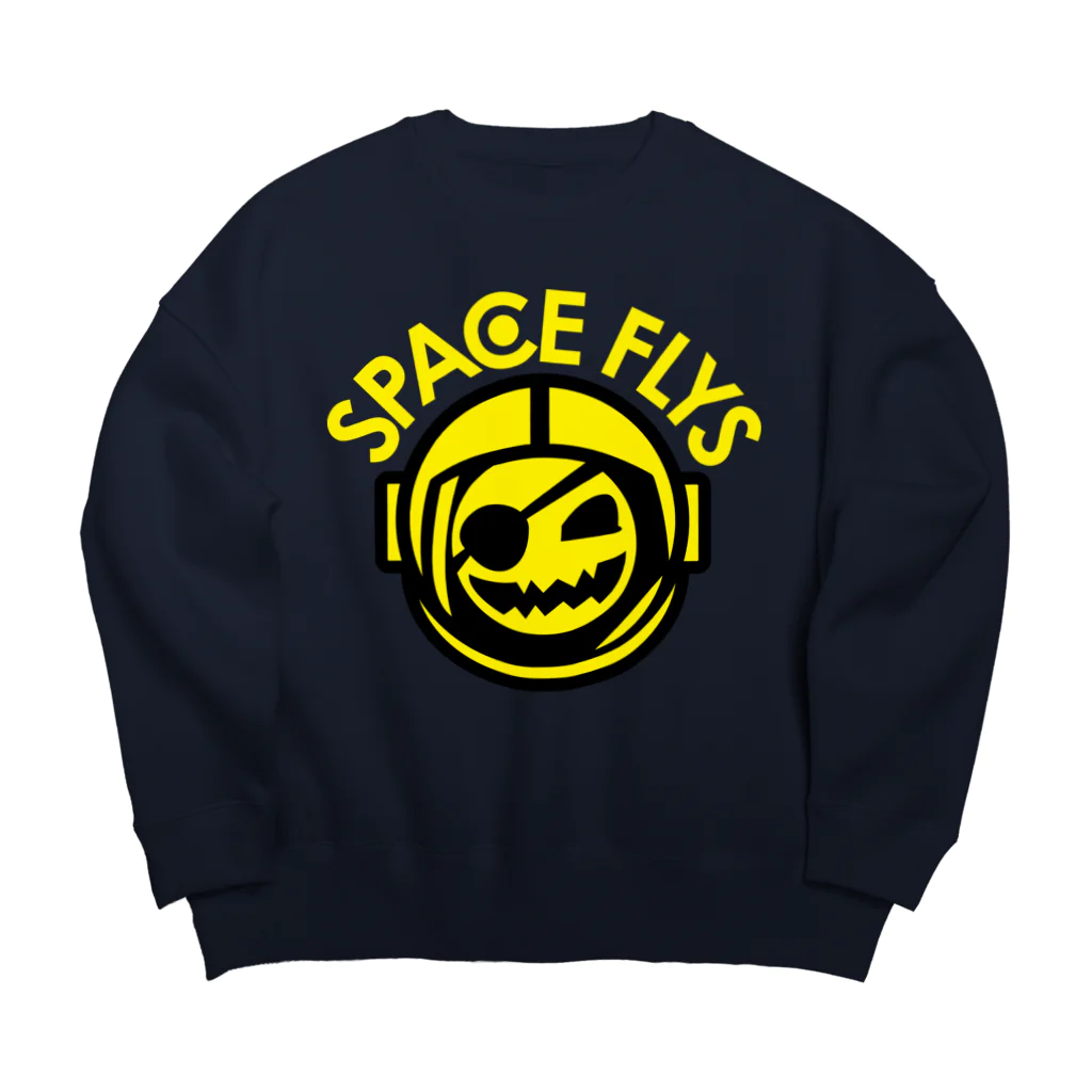月が輝くこんな夜にのSPACE FLYS Big Crew Neck Sweatshirt
