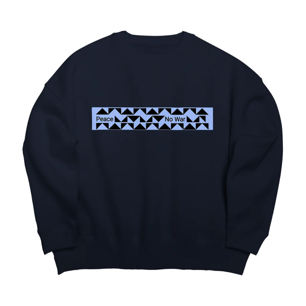 B-MOVIEのpeace & no war Big Crew Neck Sweatshirt