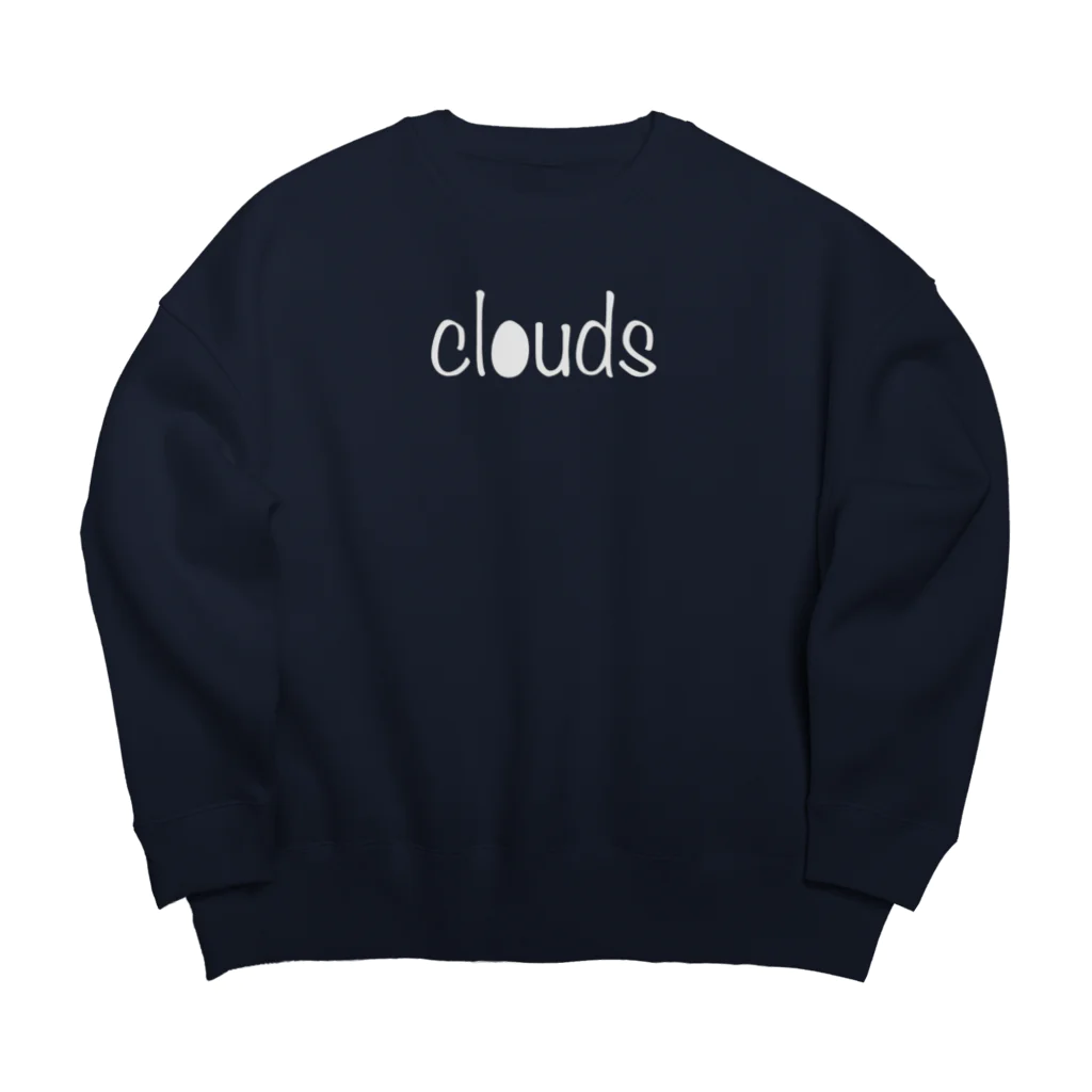 clouds のclouds Big Crew Neck Sweatshirt