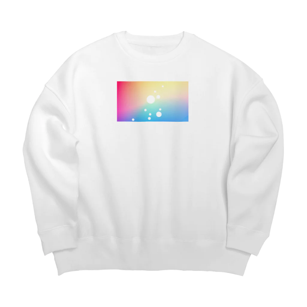 favorite  of  mineのうたかた Big Crew Neck Sweatshirt