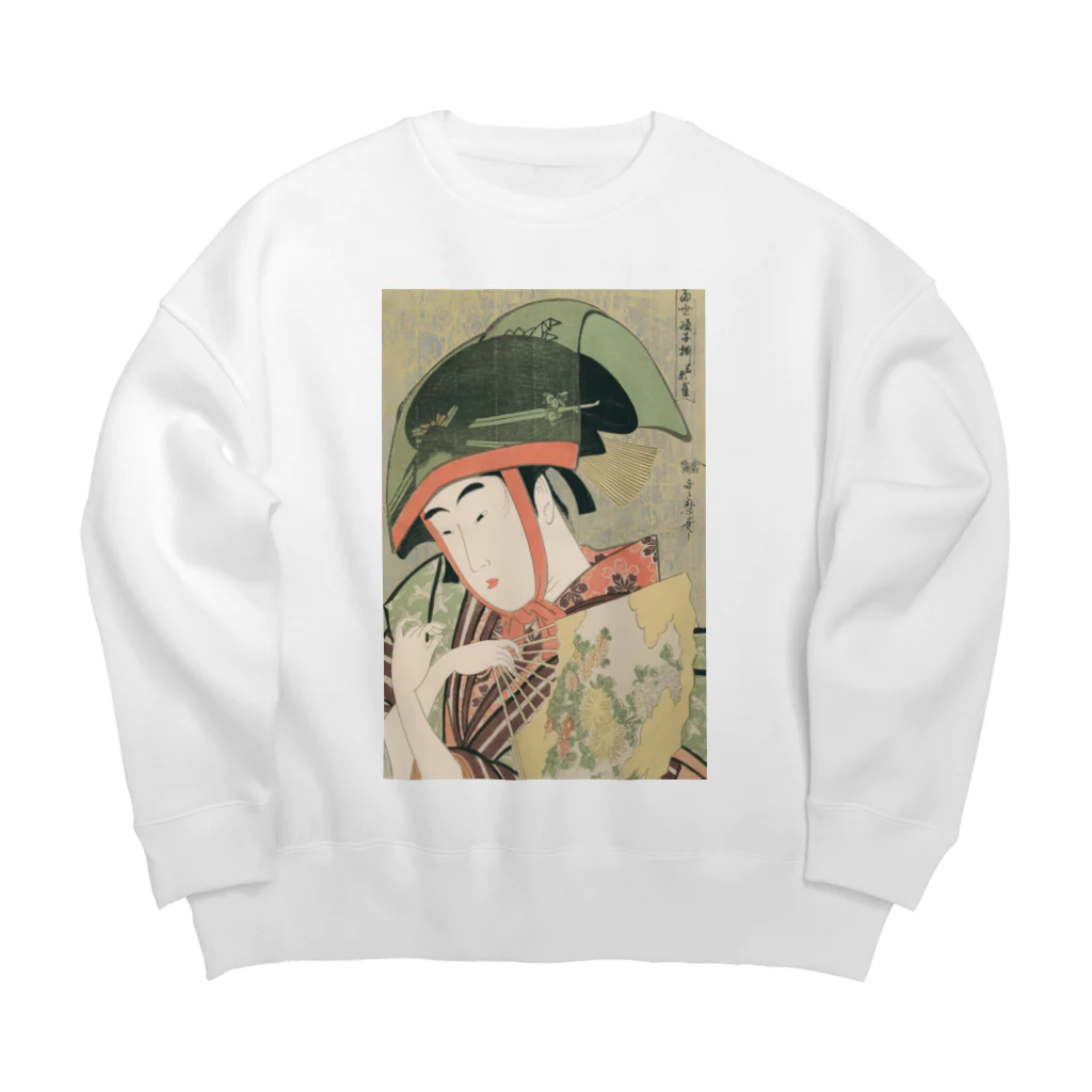 寿めでたや(ukiyoe)のUTAMARO Big Crew Neck Sweatshirt