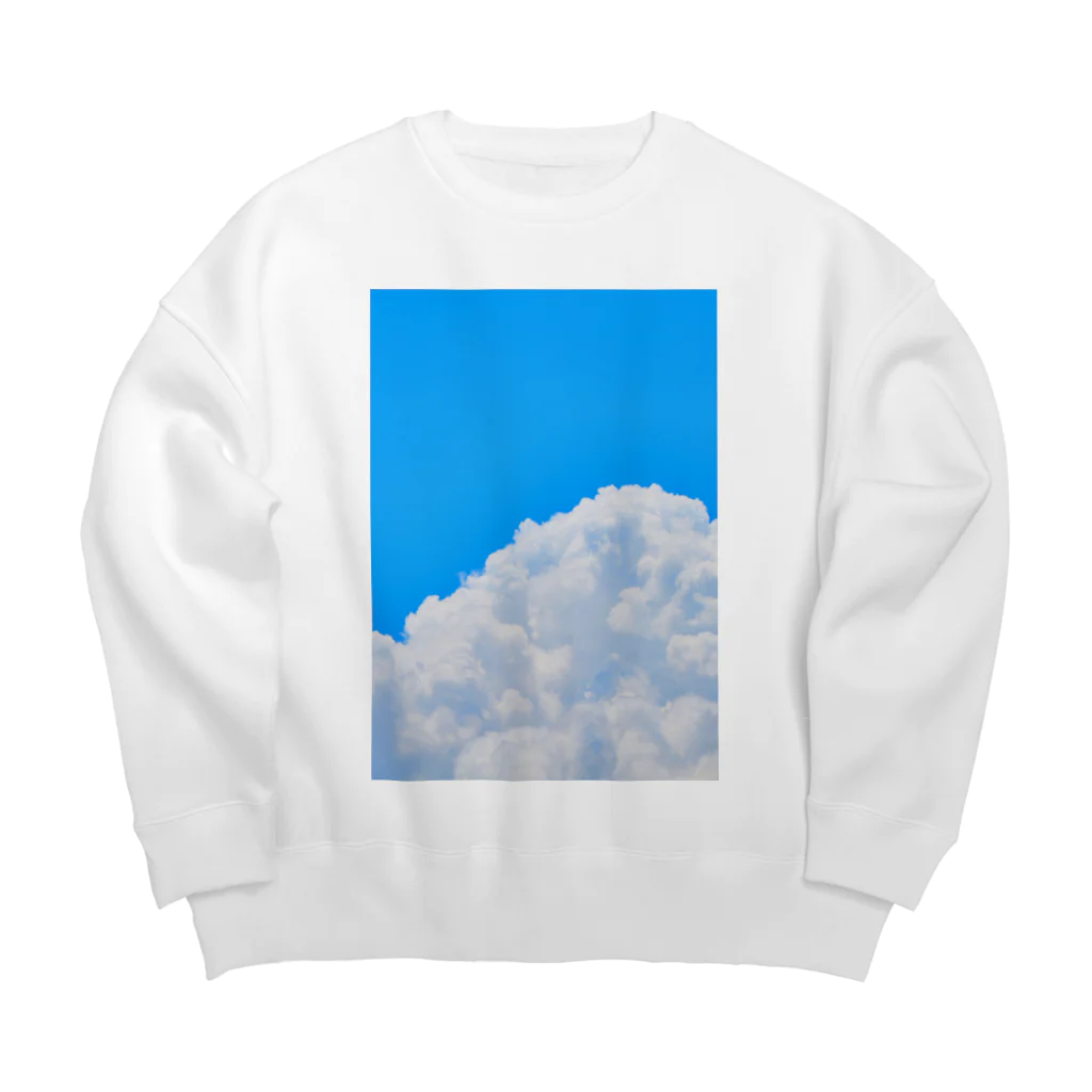 feeling milkteaの甘く溶ける空 ver.4 Big Crew Neck Sweatshirt