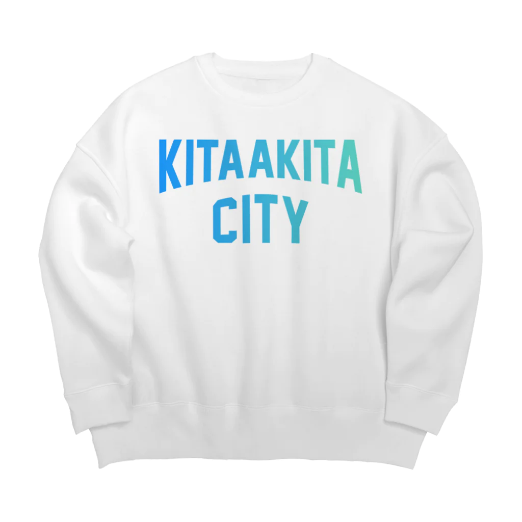 JIMOTOE Wear Local Japanの北秋田市 KITAAKITA CITY Big Crew Neck Sweatshirt