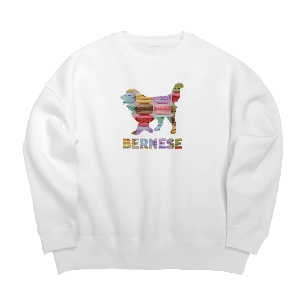 onehappinessのバーニーズ　マカロン Big Crew Neck Sweatshirt