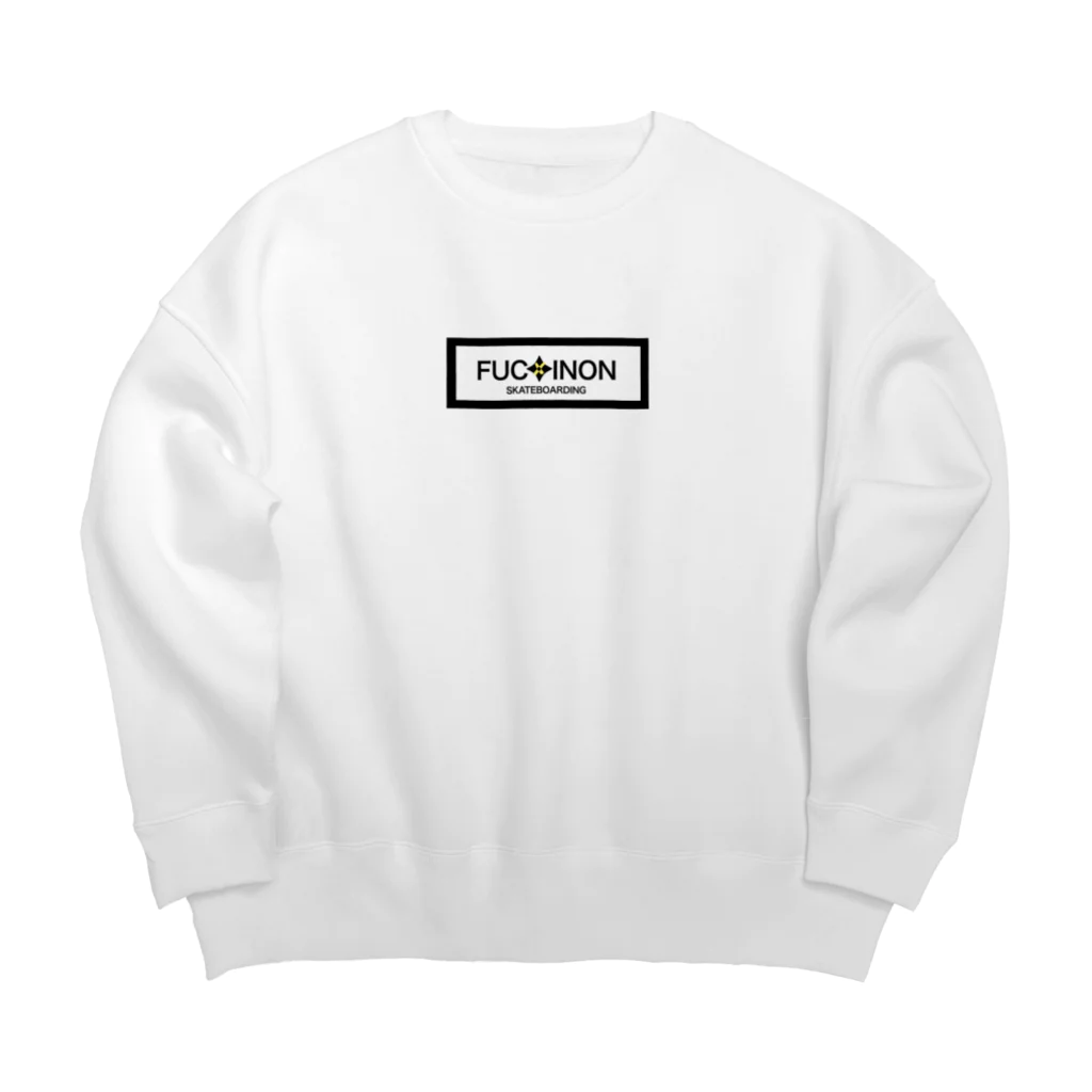 FUCKINONのロゴ Big Crew Neck Sweatshirt