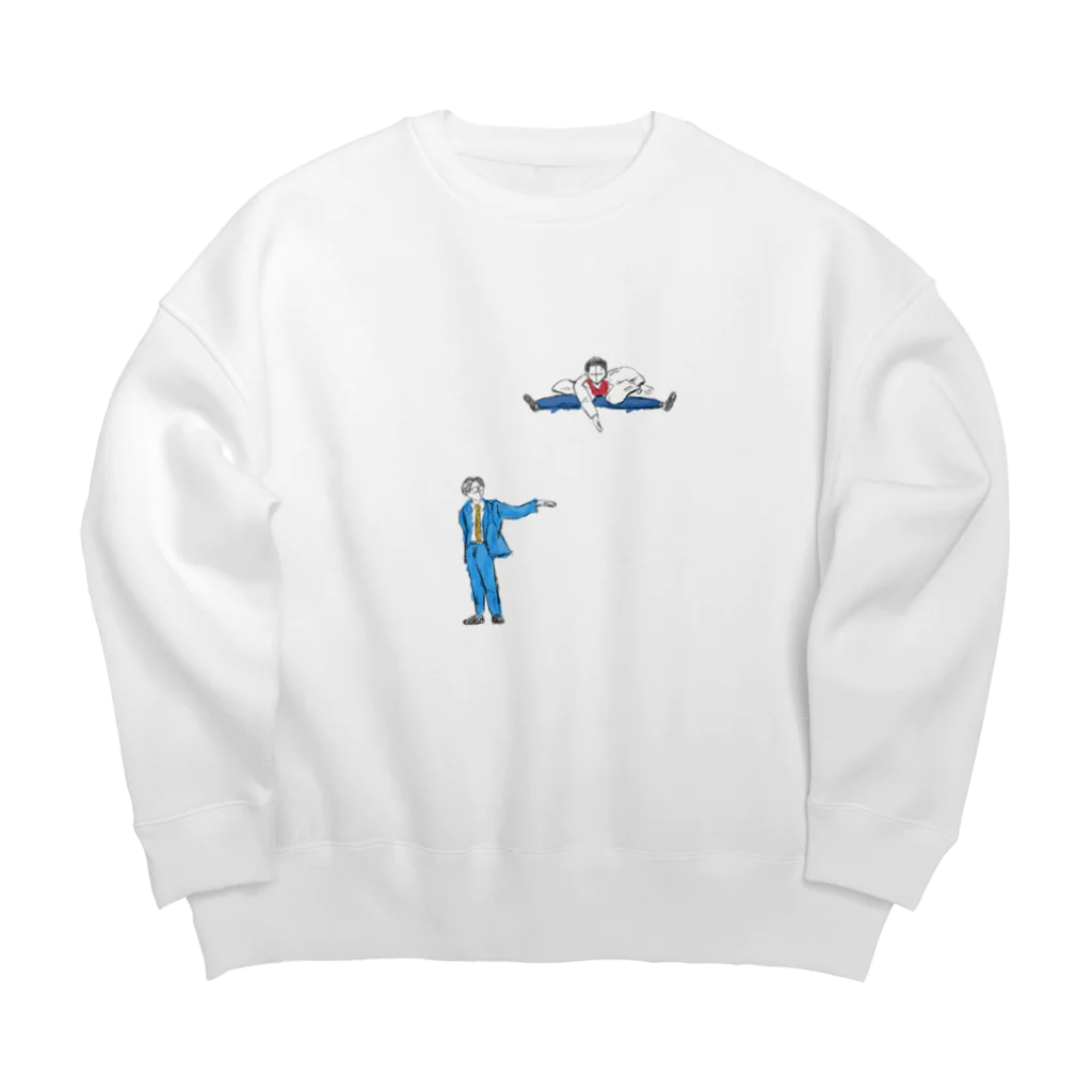 仁木恭平の万バズ Big Crew Neck Sweatshirt