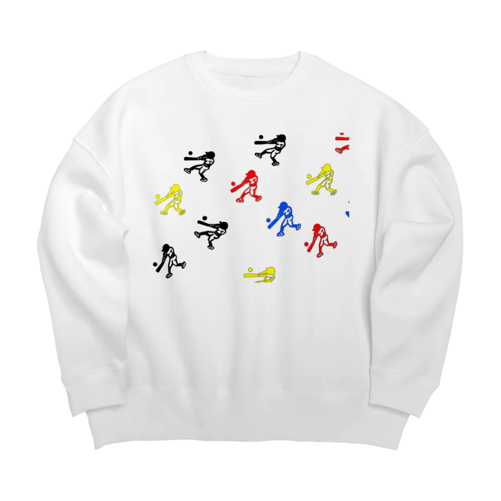 greetenの野球めいいっぱい 野球 Big Crew Neck Sweatshirt