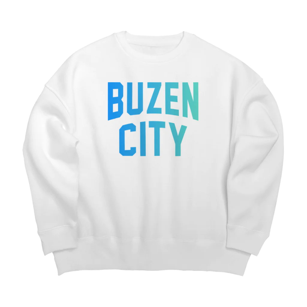 JIMOTOE Wear Local Japanの豊前市 BUZEN CITY Big Crew Neck Sweatshirt