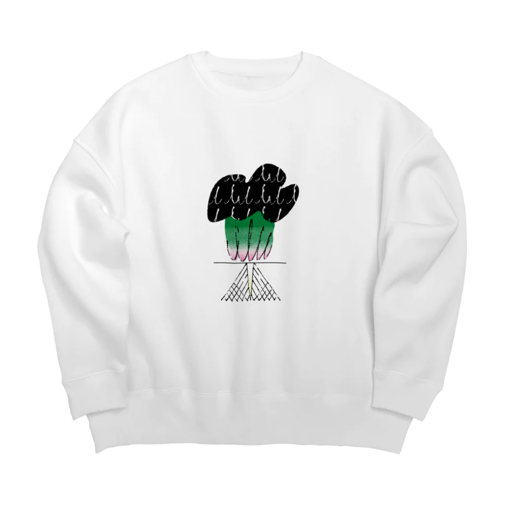 小田晃生のほうれんそう Big Crew Neck Sweatshirt