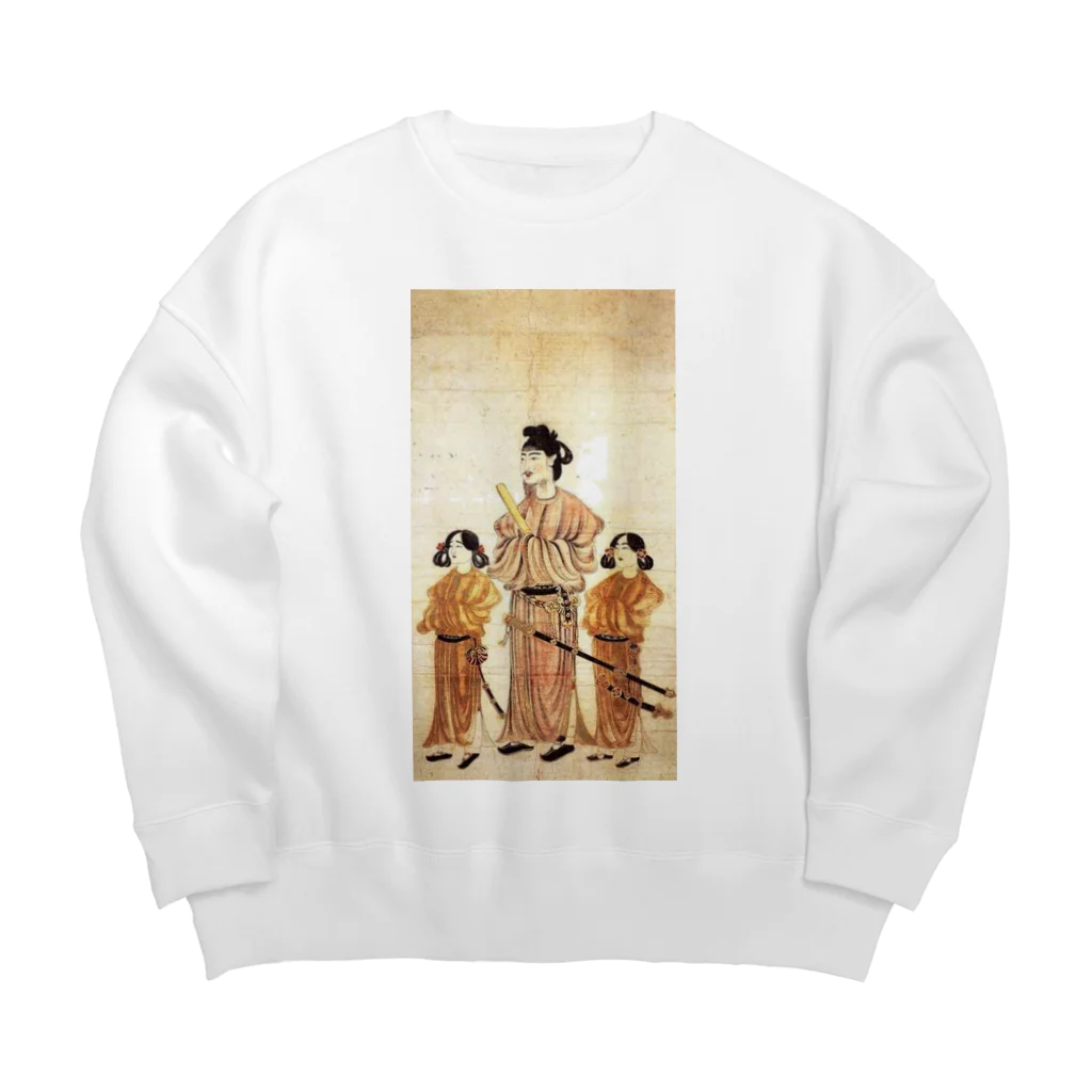 旨味教授といちごもちぷりんの聖徳太子 Big Crew Neck Sweatshirt