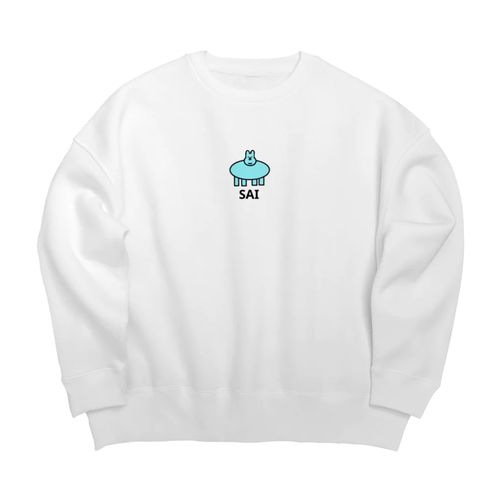 Pop AnimalsのSAIさんシリーズ Big Crew Neck Sweatshirt