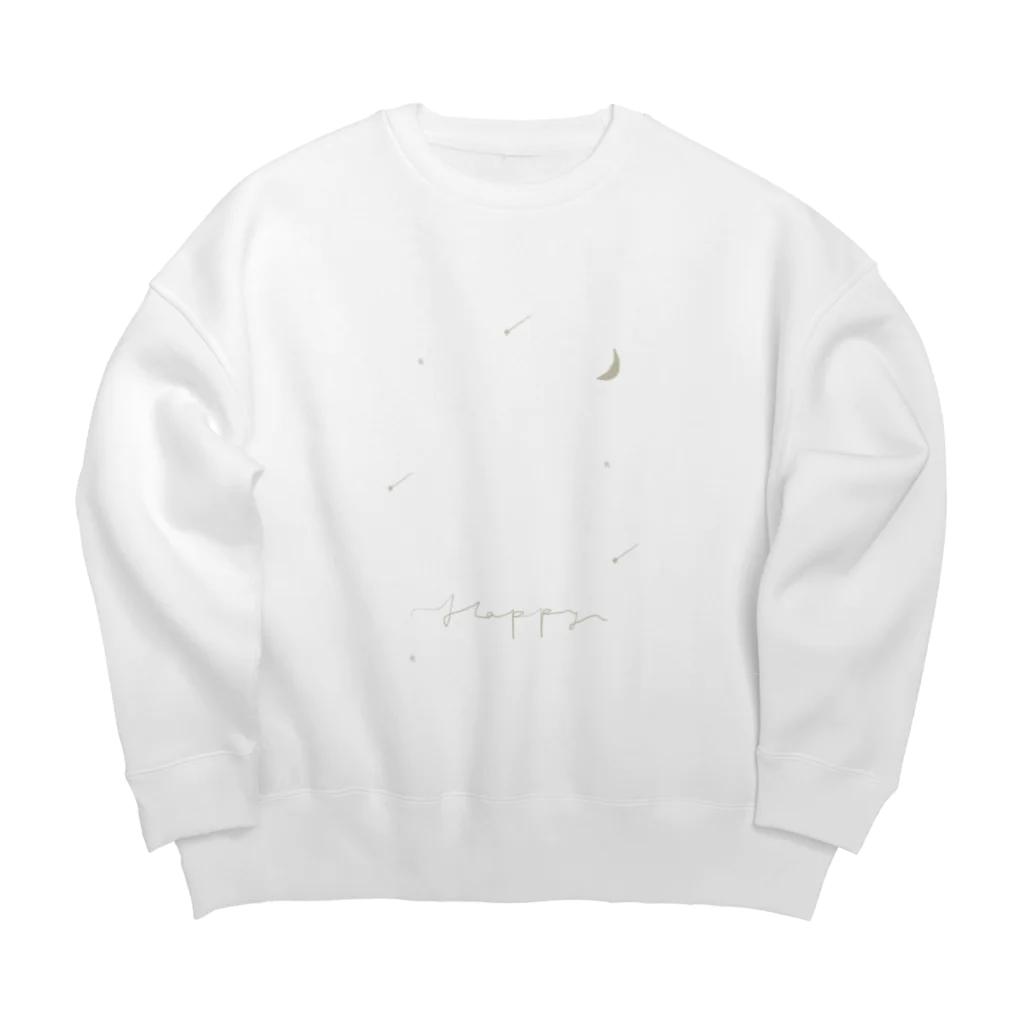 rilybiiのHOSHIZORA Big Crew Neck Sweatshirt