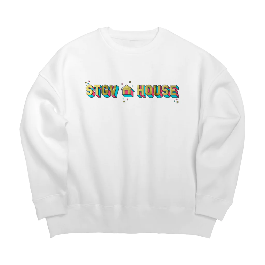 🎸大分県シンガーソングライター4人組『STGV』公式グッズ🎤のSTGV🏠HOUSE Big Crew Neck Sweatshirt