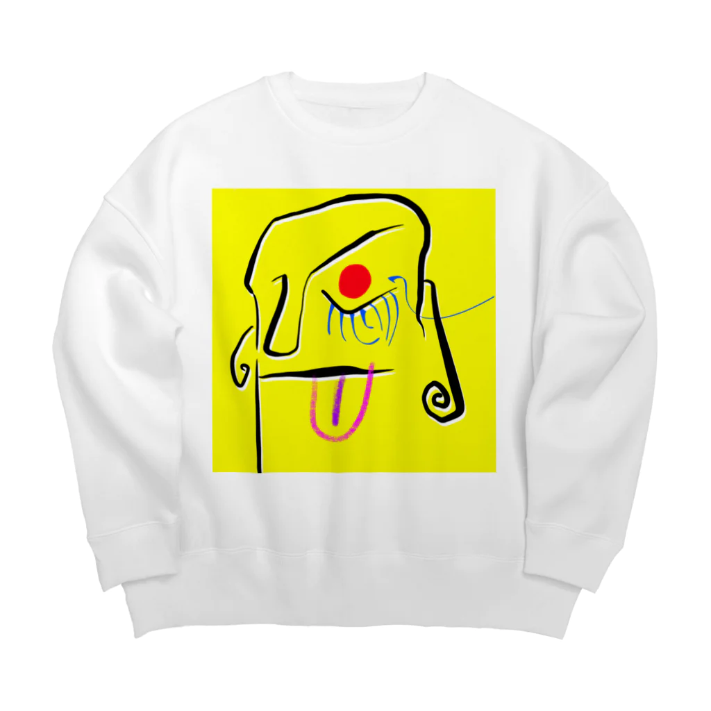 モアイタコカジュアルのComics Big Crew Neck Sweatshirt