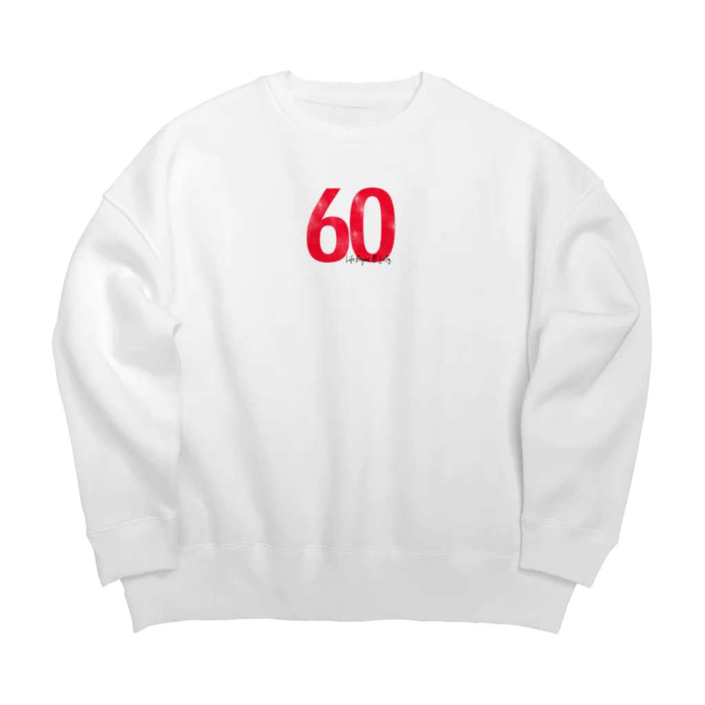 Retoro_timeの祝還暦〜人生は60歳から始まる Big Crew Neck Sweatshirt