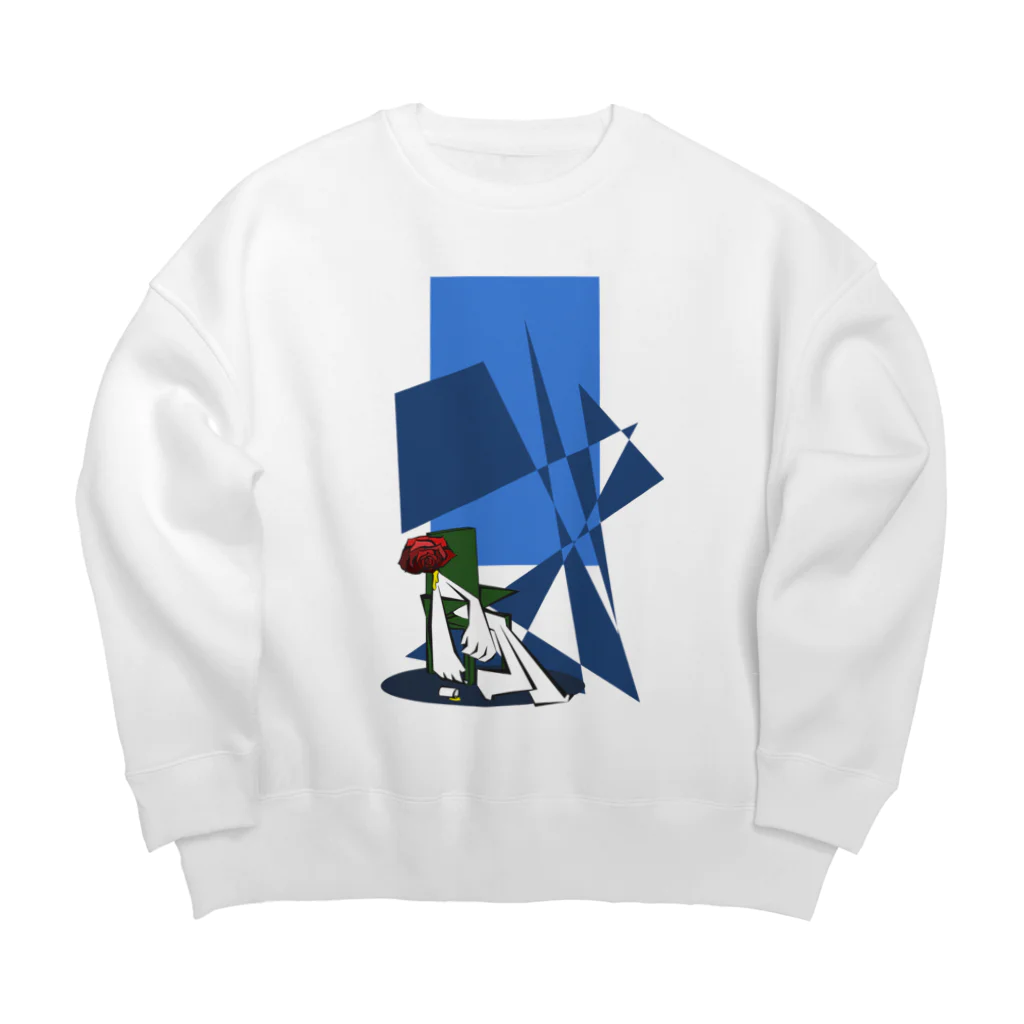 花瓶の疑問の過剰摂取 Big Crew Neck Sweatshirt