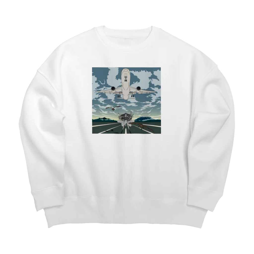 加藤 光雲のLanding Big Crew Neck Sweatshirt