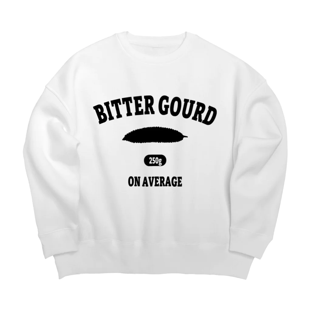 N谷スタジオのゴーヤカレッジTシャツ Big Crew Neck Sweatshirt