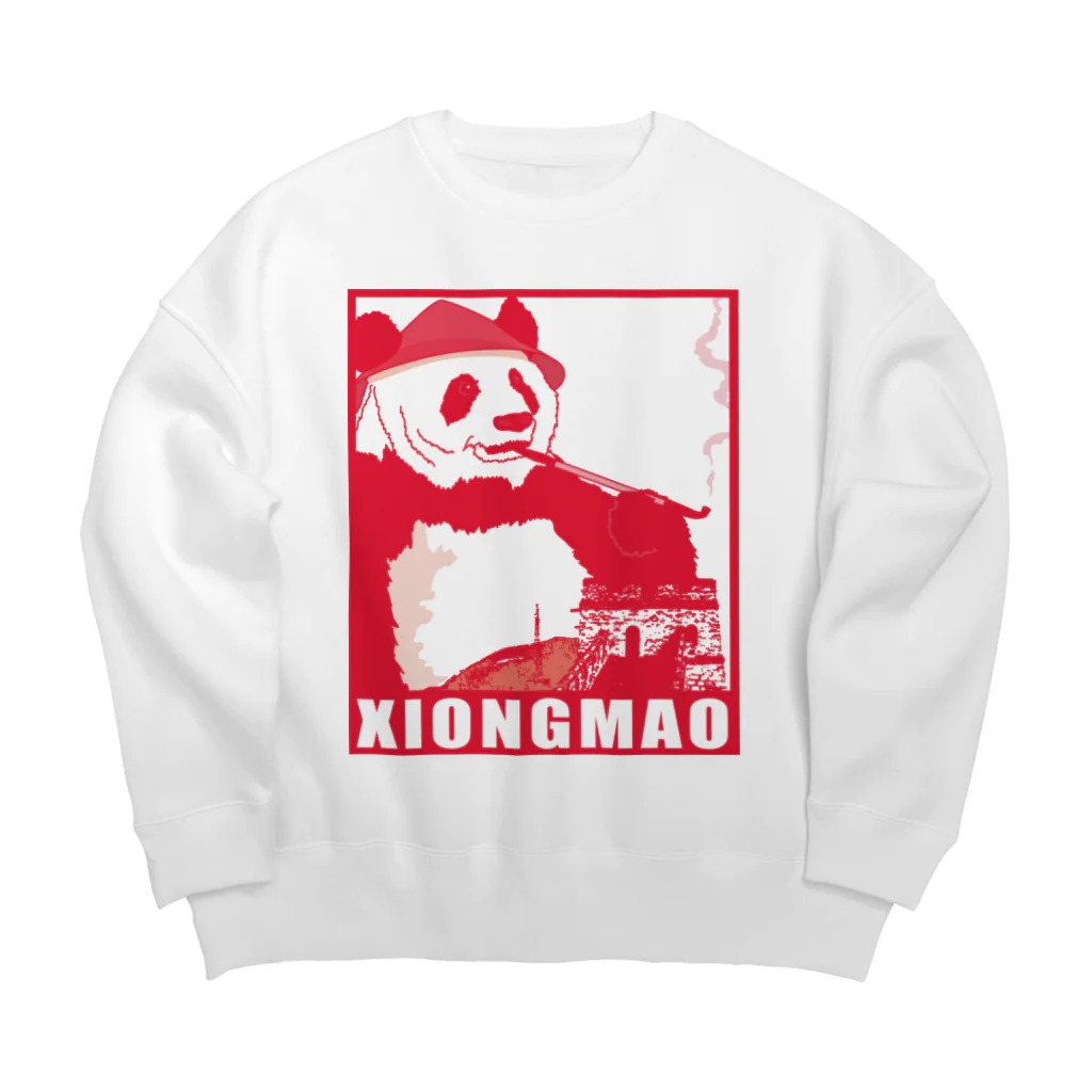 中華呪術堂（チャイナマジックホール）の煙管パンダ Big Crew Neck Sweatshirt