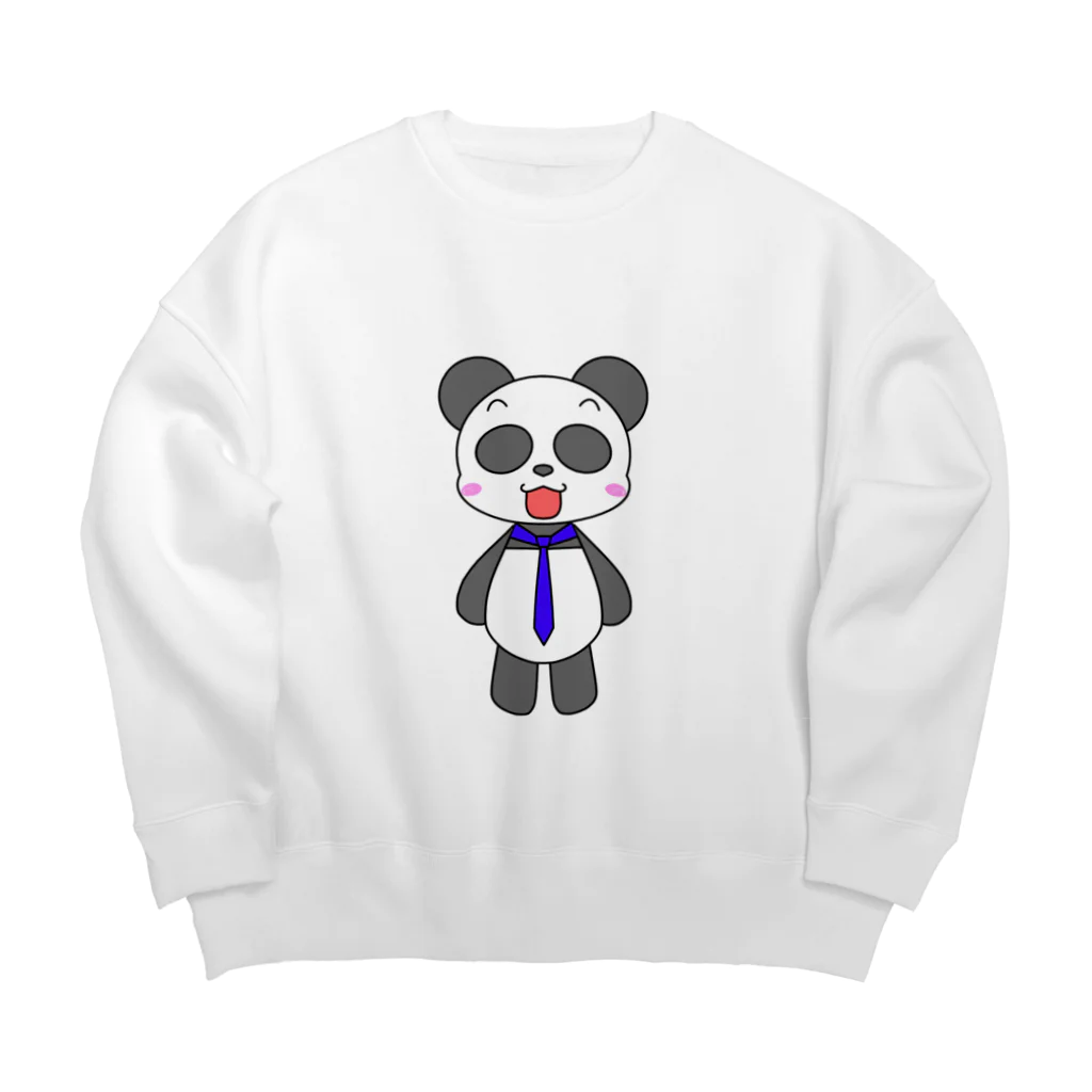 ふんころうの新入社員パンダ Big Crew Neck Sweatshirt