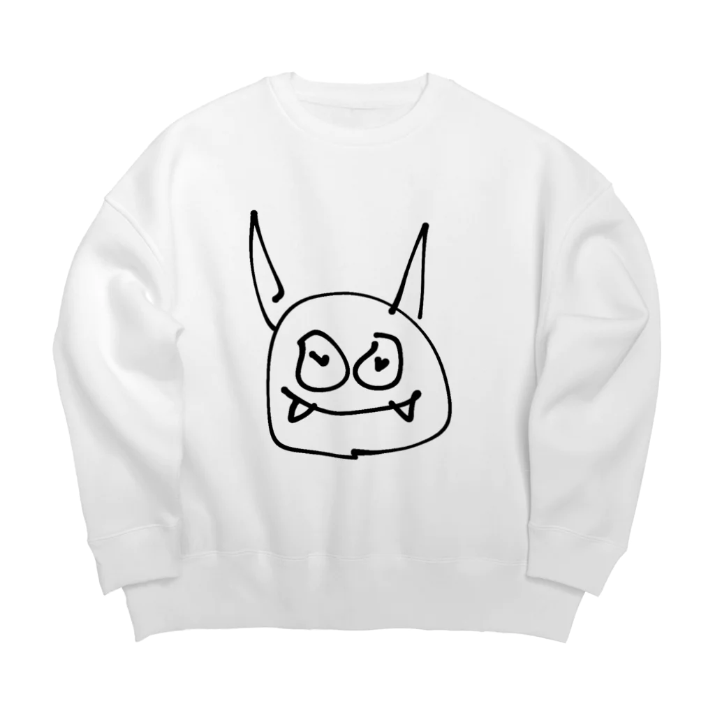 しぽぽのうぇんじゃおびぃすと Big Crew Neck Sweatshirt