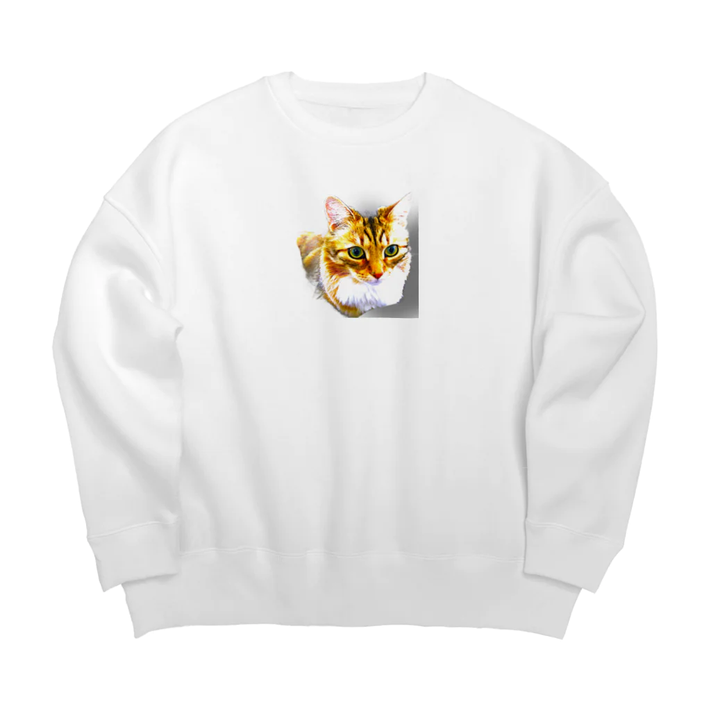 サクボウの何か見つけたさっくん Big Crew Neck Sweatshirt