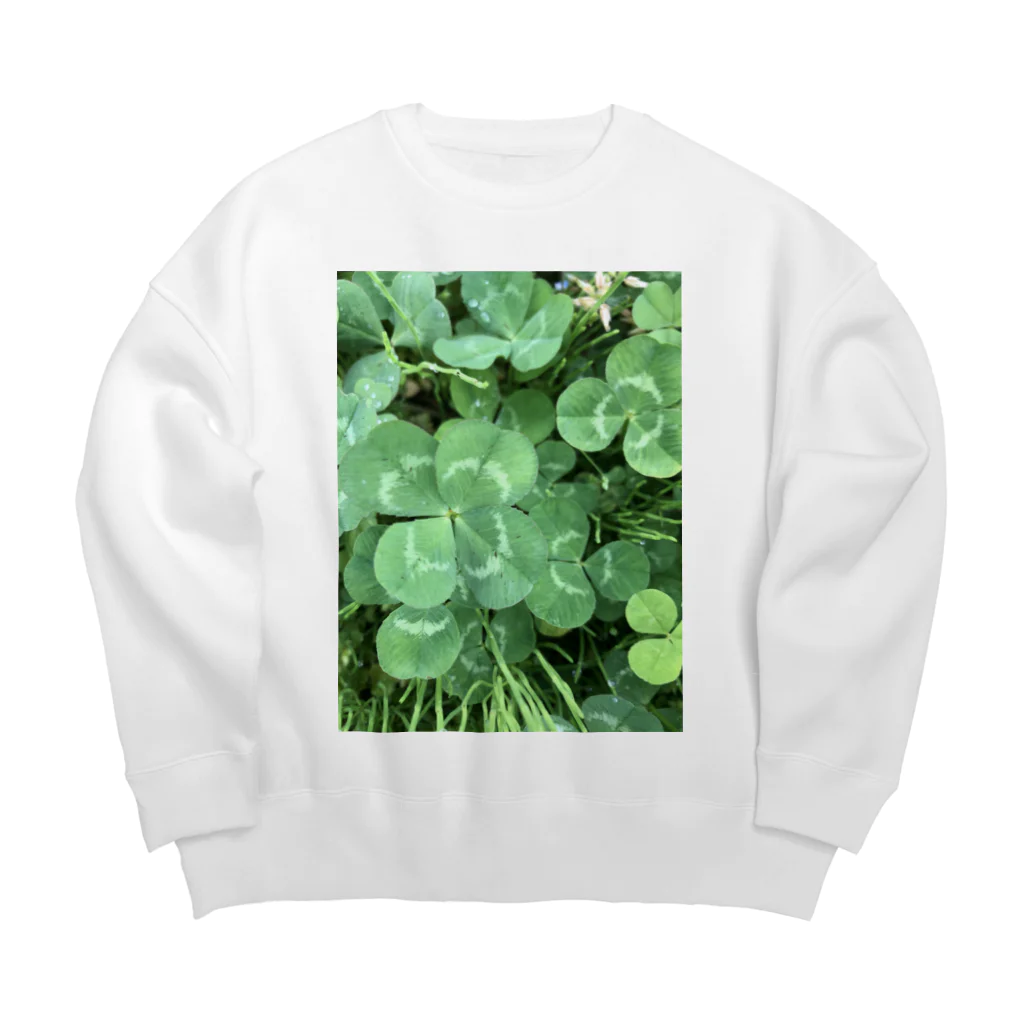 hia's photogalleryの自分らしさが幸せ Big Crew Neck Sweatshirt