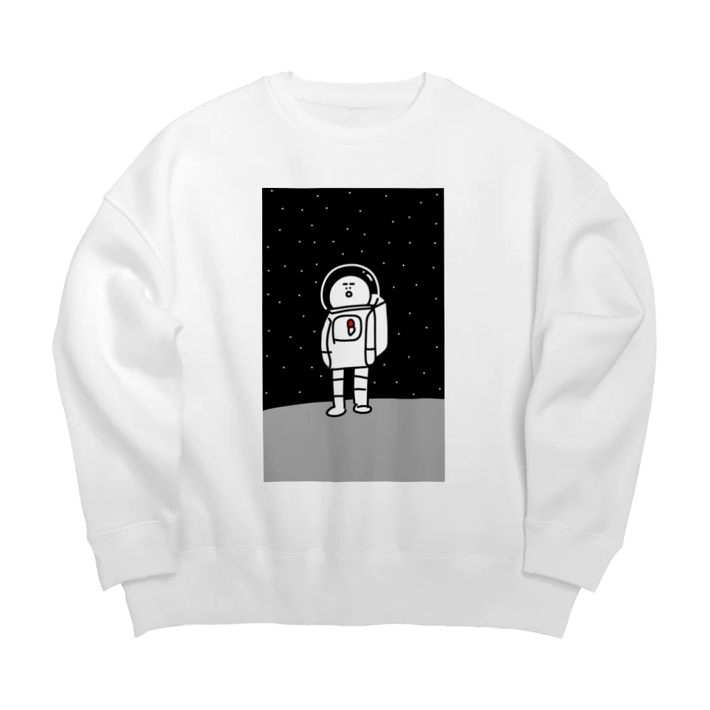 しもんずげーとの宇宙服を着た宇宙人 Big Crew Neck Sweatshirt