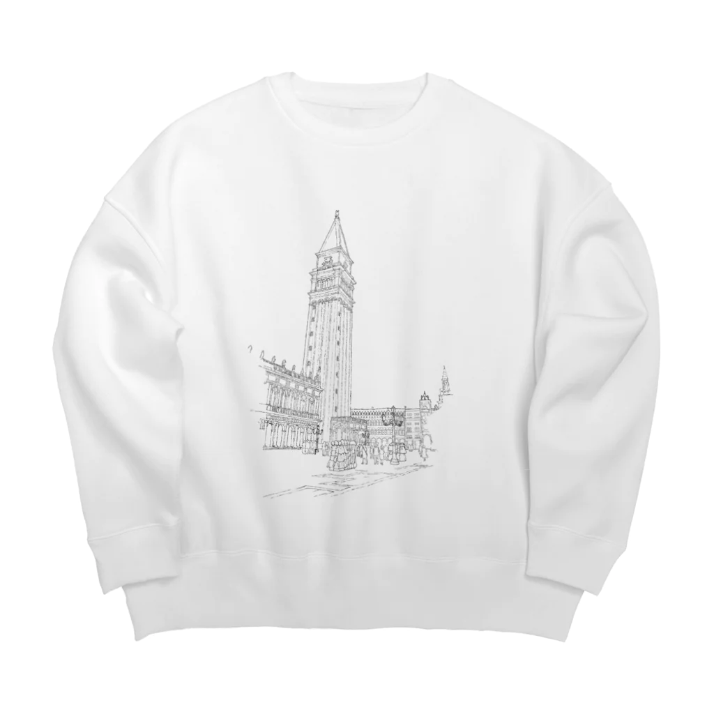 neconocoのサン・マルコ広場 Big Crew Neck Sweatshirt