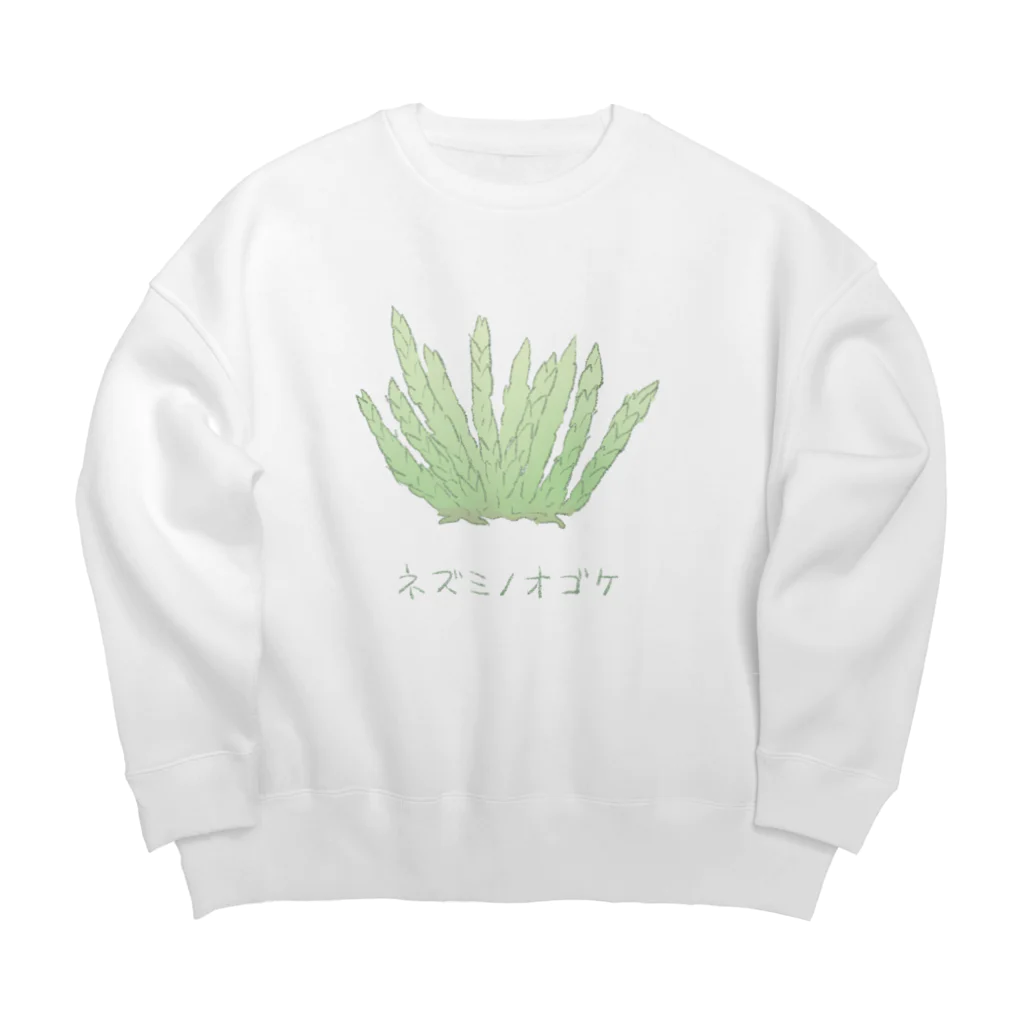 Yuzurium -ユズリウム- 苔テラリウムのネズミノオゴケ【苔グッズ】 Big Crew Neck Sweatshirt