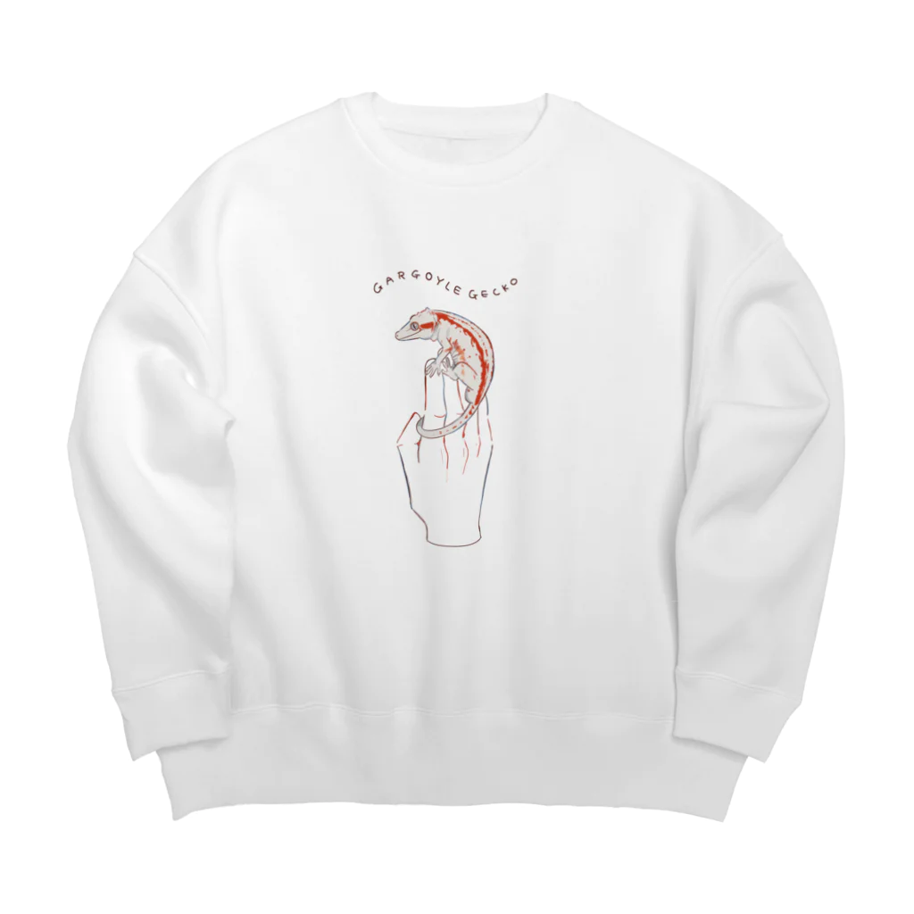 はちゅやさんの手乗りガーゴ Big Crew Neck Sweatshirt