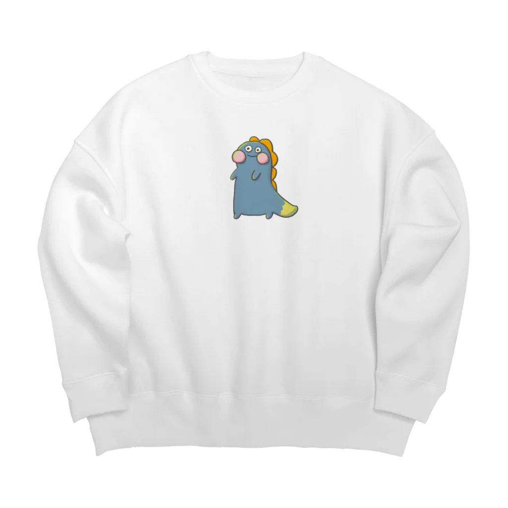 にごうのきょうりゅうの仲間たち Big Crew Neck Sweatshirt