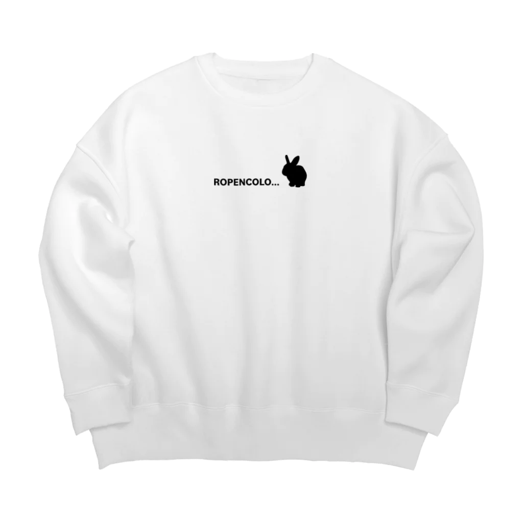 ROPENCOLOのROPENCOLO シルエットロペ Big Crew Neck Sweatshirt